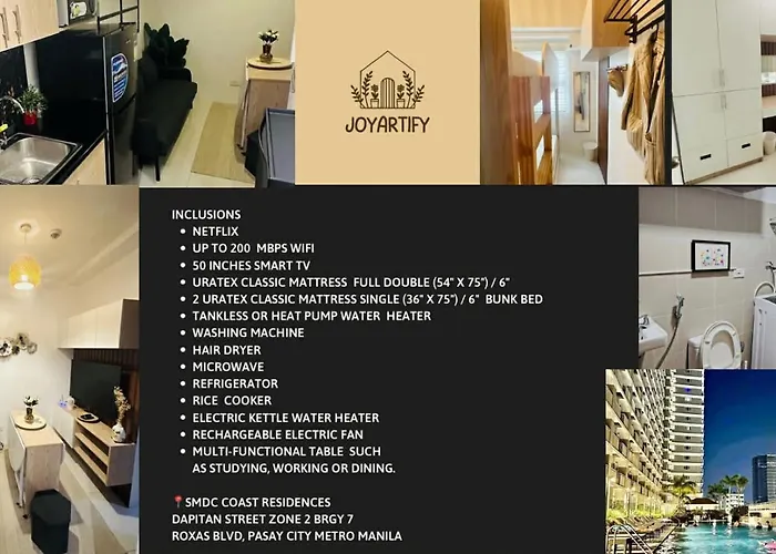 Smdc Coast Residences Joyartify Staycation Manila